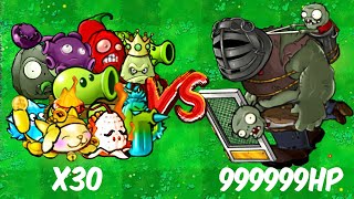 300 Plants VS 99999 HP Gargantuar  Who Will Win PVZ 1 Hybrid Challenge [upl. by Munmro]