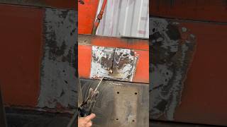 Truck chassis cracked repair  Amazing welding skills youtube youtubeshorts watch viral [upl. by Adnol]