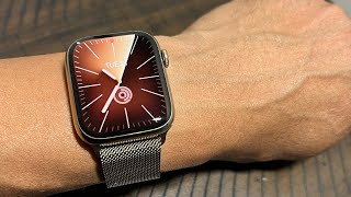 Apple Watch Series 9 Gold Stainless Steel 🔥🔥🔥 [upl. by Salot]