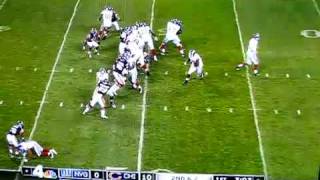 Brandon Jacobs Runs Over Brian Urlacheravi [upl. by Gio]