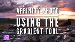 Using the Affinity Photo Gradient Tool for Landscape Photo Editing [upl. by Ahseia]