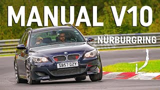 V10 BMW M5 Touring Manual lap of the Nürburgring [upl. by Meesak611]