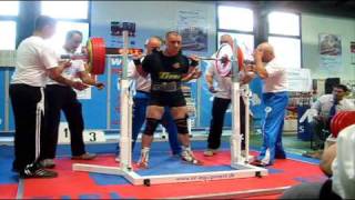 Giorgio Agostinoni cat825kg 2° Class Campionato Italiano Assoluto di powerlifting 2009 FIPL [upl. by Tenner]