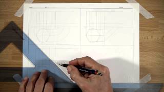 Linee di riporto in proiezioni ortogonali tratto da Tecniche di rappresentazione [upl. by Joselyn]