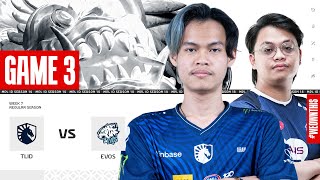 TEAM LIQUID ID vs EVOS GLORY  Regular Season Week 7 Day 3  Game 3  MPLIDS14 [upl. by Auqinimod820]