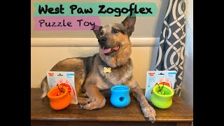 West Paw Zogoflex Toppl Puzzle Toy [upl. by Nylkcaj]