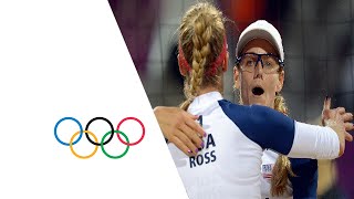 Beach Volleyball Womens Quarter finals Czech Rep v USA  Full Replay  London 2012 Olympics [upl. by Ynnaej]