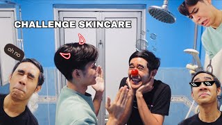 CHALLENGE AKIDDOS PAKAIKAN AQILZULKIFLEE SKINCARE 🤣🤓 [upl. by Aimac796]