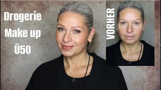 Drogerie Make up Ü50 günstiges Alltagsmakeup 2024 I Mamacobeauty [upl. by Gideon680]