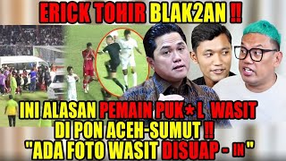 VIRAL WASIT TERK4PR D1PUKL PEMAIN SULTENG‼️ JUARA 1 SEPAKBOLA PON DIRAIH JATIM [upl. by Emylee]