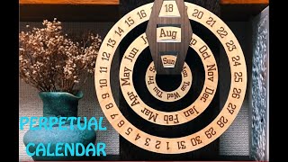 How To DIY Perpetual Calendar Paper Craft [upl. by Aita185]