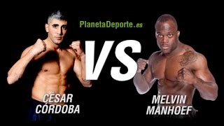 Combate César Córdoba vs Melvin Manhoef [upl. by Astra]