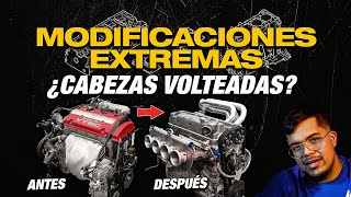 Una de Las MODIFICACIONES de MOTOR Más EXTREMAS HONDA Y NISSAN LAS HICIERON [upl. by Kerrill]