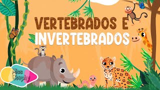 🔴Animales VERTEBRADOS🐸🐼 E INVERTEBRADOS🪼🦞 [upl. by Yarised980]