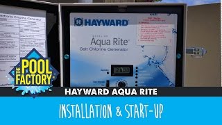 Hayward Aqua Rite  Installation amp StartUp [upl. by Tol934]