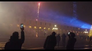 Il Capodanno in piazza Ducale a Vigevano IL VIDEO [upl. by Clerissa]