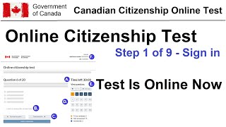 Canadian Citizenship Test is Online  Canada Online Citizenship Tests Begin [upl. by Petulah649]