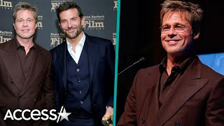 Bradley Cooper Emotional Over Brad Pitts Heartfelt Speech [upl. by Kenwrick]