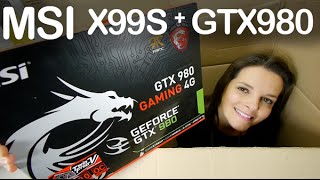 MSI X99  GTX980 gaming unboxing review en español [upl. by Ahseneuq]