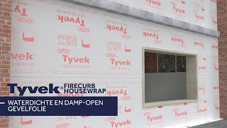 Installatie Tyvek® FireCurb Housewrap dampopen waterdichte gevelfolie  Meuwissen Gerritsen [upl. by Kristofor]