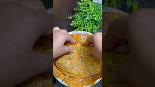 🌿🌮High Protein Breakfast Recipe  Healthy Breakfast Recipe  Besan Ka Chilla shorts viralvideo [upl. by Anai]