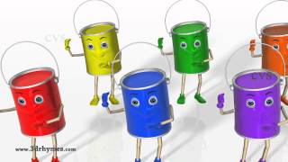 Color Songs  3D Animation Learning Colors Nursery Rhymes for children [upl. by Bicknell144]