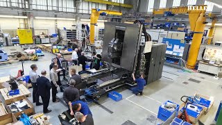 Making of the HELLER F 6000  Assembly of the new 5axis machining centre [upl. by Ydnec]