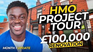 Inside this 6 Bed HMO Conversion UK  Month 1 Update [upl. by Eide655]