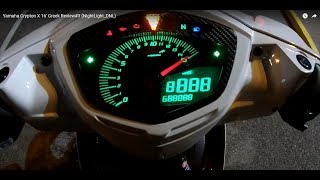 Yamaha Crypton X 16 Greek Review3 NightLightDNL [upl. by Yniattirb]