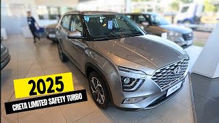 🔥 HYUNDAI CRETA LIMITED SAFETY 2025  A Versão mais Vendida [upl. by Dnalwor89]