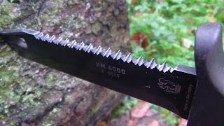 Ausrüstung KM 4000 Review Eickhorn Solingen  Messertest  knife review engl subs available [upl. by Lennaj204]