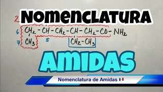 Nomenclatura Orgánica de AMIDAS muy fácil [upl. by Neleag]