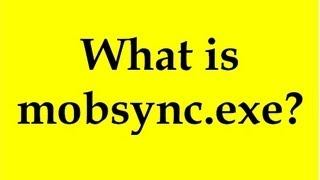 What is mobsyncexe [upl. by Sibby251]