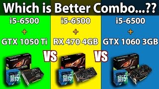 RX 470 vs GTX 1060 3G vs GTX 1050 Ti  Intel i56500  DX11 and DX12 Comparison [upl. by Lleraj563]