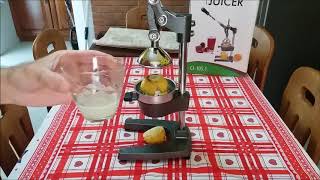 Workinghouse  Spremiagrumi Manuale Melograno Acciaio inox Agrumi Arance Original Juicer Limoni [upl. by Vtarj]