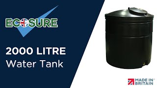 Ecosure 2000 Litre Water Tanks [upl. by Assirahc]