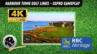 Harbour Town Golf Links  PGA Tour Course GSPro Gameplay 4K [upl. by Benjamen]