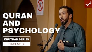 Quranic Teachings amp Modern Psychology  Nouman Ali Khan [upl. by Alig]