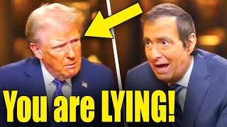 WATCH Fox Host CUTS OFF Trump Hits Him With BRUTAL Fact Check [upl. by Ennaihs]