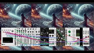 VCV Rack  Algorithmic Music Experiment No11 Zefiro by With Teletype AI Image [upl. by Haelahk]