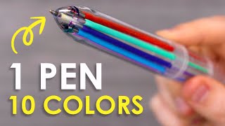 10 PENS IN ONE  The Ultimate Ballpoint Pen [upl. by Fafa]