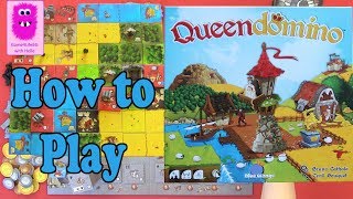 Queendomino How to play In English board game [upl. by Rosabella517]