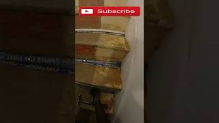 How to fit carpet on stairs carpet [upl. by Glenn]