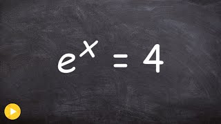 Converting an exponential equation to logarithmic [upl. by Cardon]