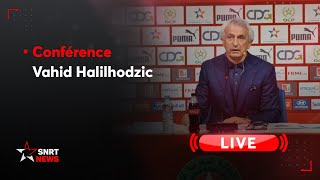 Live Conférence de presse du Sélectionneur National MVahid Halilhodziç 12 [upl. by Aelat]