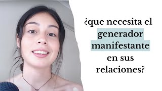 Tipo generador manifestante en diseño humano  ¿qué necesita en relaciones [upl. by Etnasa875]