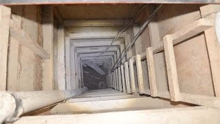 Inside El Chapos tunnel escape route [upl. by Linker]