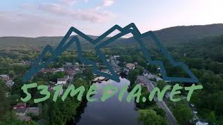 Shelburne Falls Massachusetts 2023 Drone Video [upl. by Rento579]