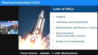 Frank Grimm  embeddr  C with Abstractions  Meeting Embedded 2020 [upl. by Methuselah]