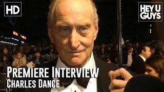 Charles Dance Interview  The Imitation Game Premiere [upl. by Ailam710]